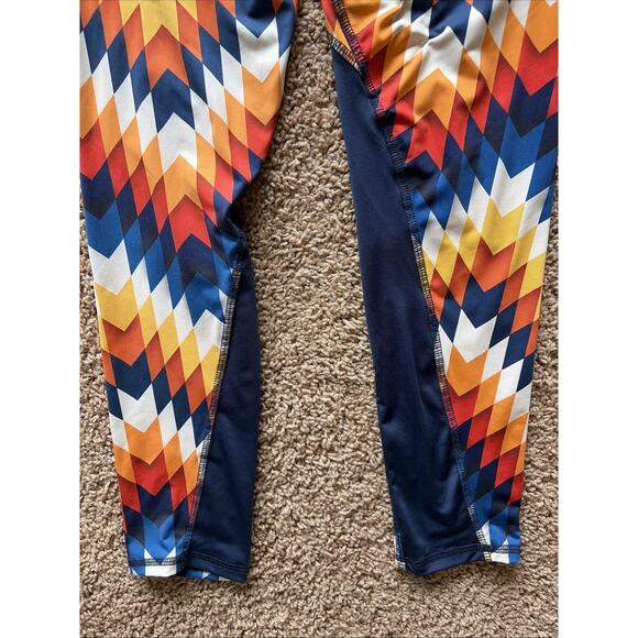 Matador Meggings Arrow Print Activewear Performance Leggings Pull On Pants Small - Picture 10 of 13